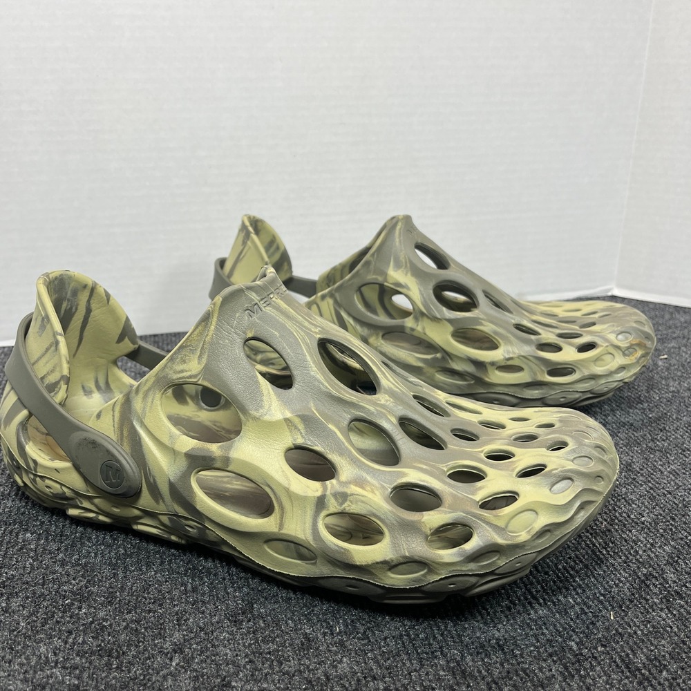 Merrell Hydro Moc Mens 15 J003881 Olive Marbled Gorpcore Outdoor Water Shoe Camo